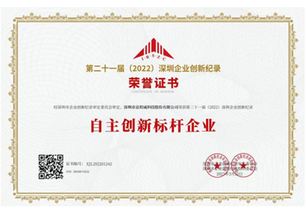 自主创新标杆企业